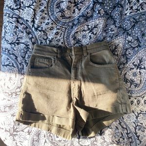 High waisted shorts